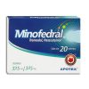 Minofedral 37.5/325 mg C/20 Tabletas Protein Apotex