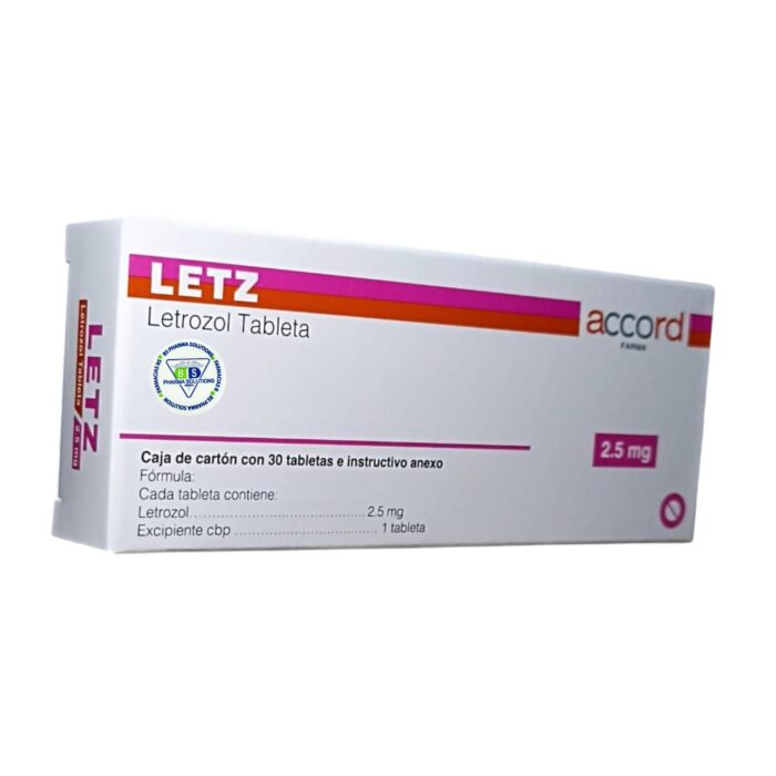 Letz Letrozol 2.5mg C/30 Tabletas Acoord - Imagen 3