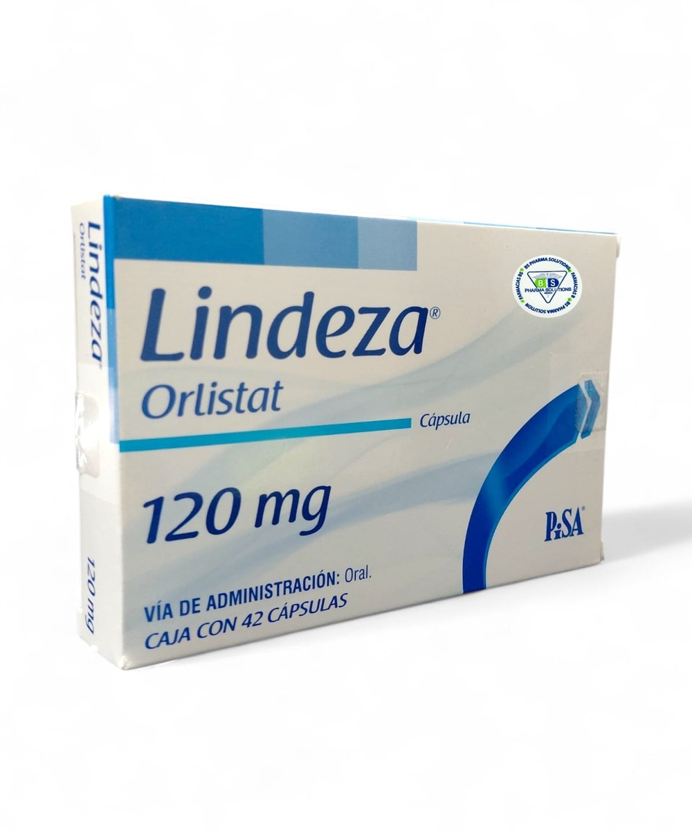 Lindeza Orlistat 120 mg C/42 Cápsulas Pisa - Imagen 2