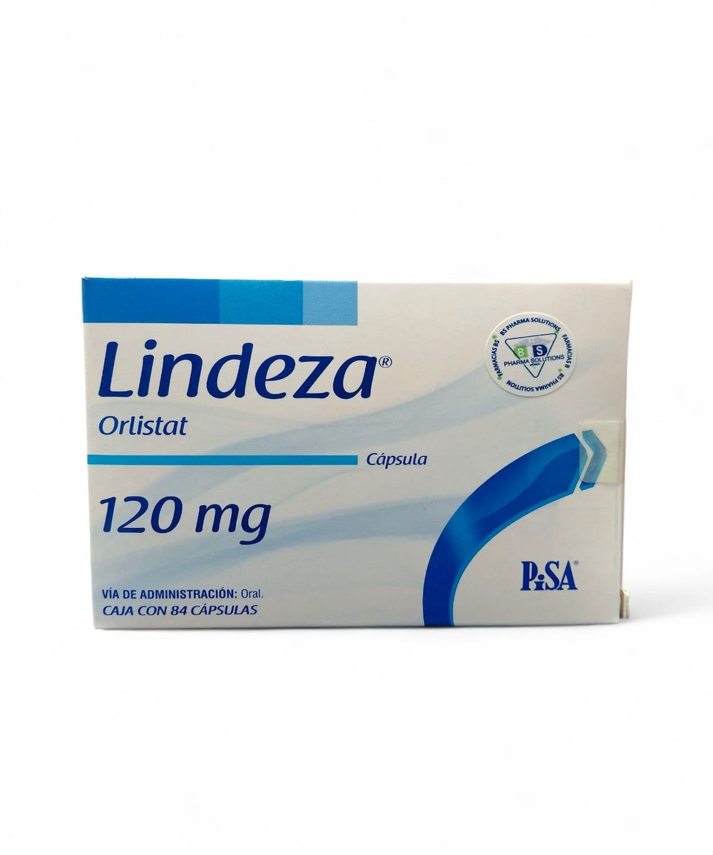 Lindeza Orlistat 120 mg C/84 Cápsulas Pisa