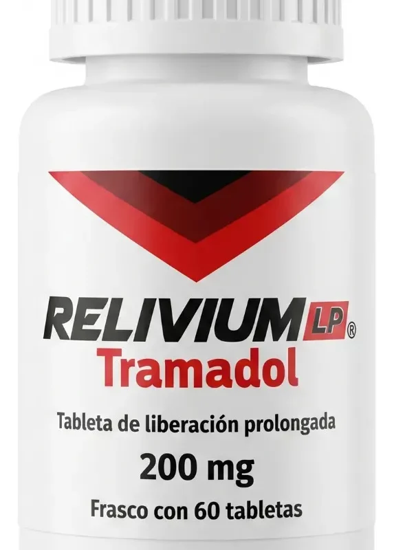 Relivium LP Tramadol 200 Mg Frasco con 60 Tabletas C/u SBL Pharma