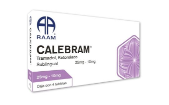 Calebram Tramadol/Ketorolaco 25mg/10mg Sublingual Raam