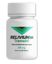 Relivium LP Tramadol 100mg Liberación Prolongada Frasco/60 Tabletas