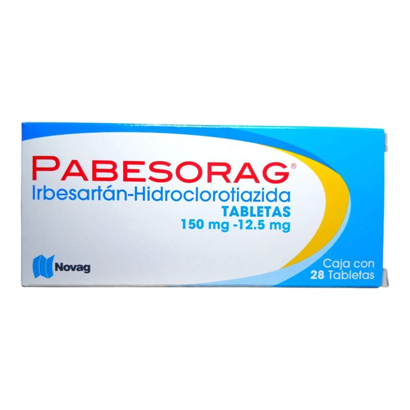 Pabesorag Irbesartán-Hidroclorotiazida 150mg-12.5mg C/ 28 Novag