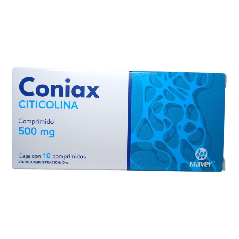 Coniax Citicolina 500mg C/10 Comprimidos Maver
