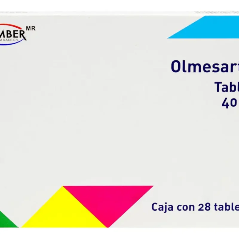 Olmesartán 40mg C/28 Tabletas Camber